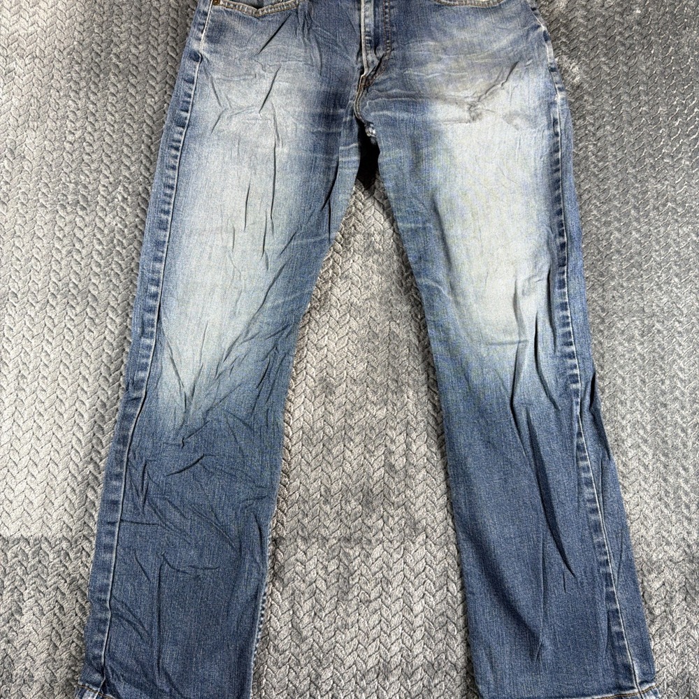 LEVI'S Mens 751‎ Straight Jeans W33 L30 Blue Cotton Medium Wash Everyday Wear